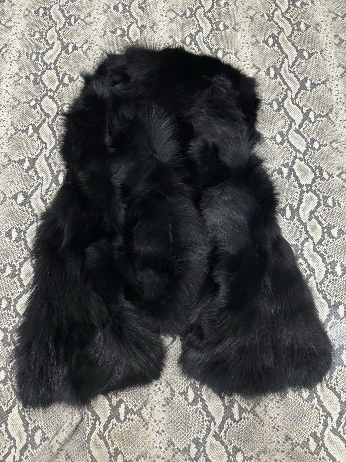FOX Fur Black Wide Cuff Jacket 상품이미지9