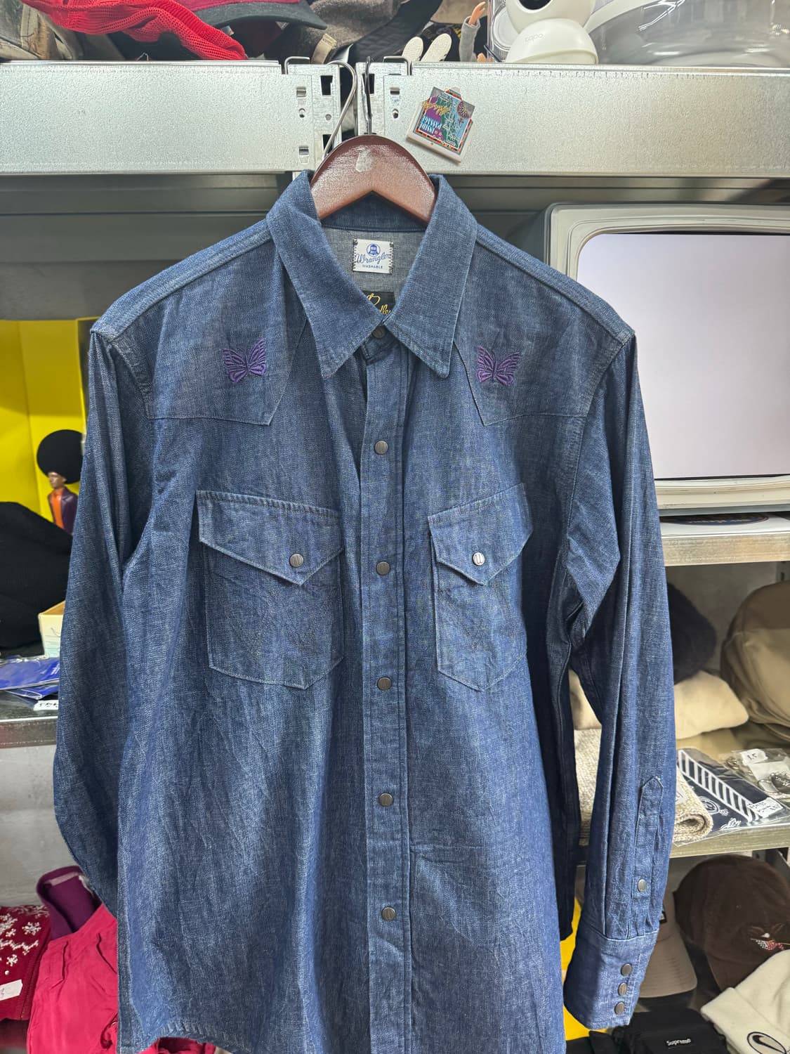 니들스 x 니들스 콜라보 청남방자켓  상품이미지1