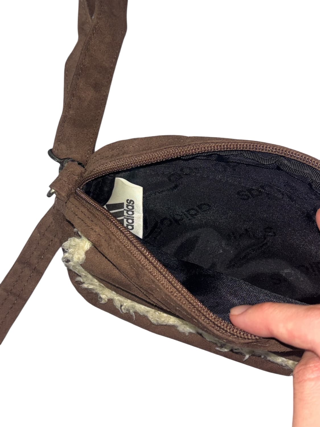 아디다스 y2k 빈티지 스웨이드 숄더백 상품이미지6