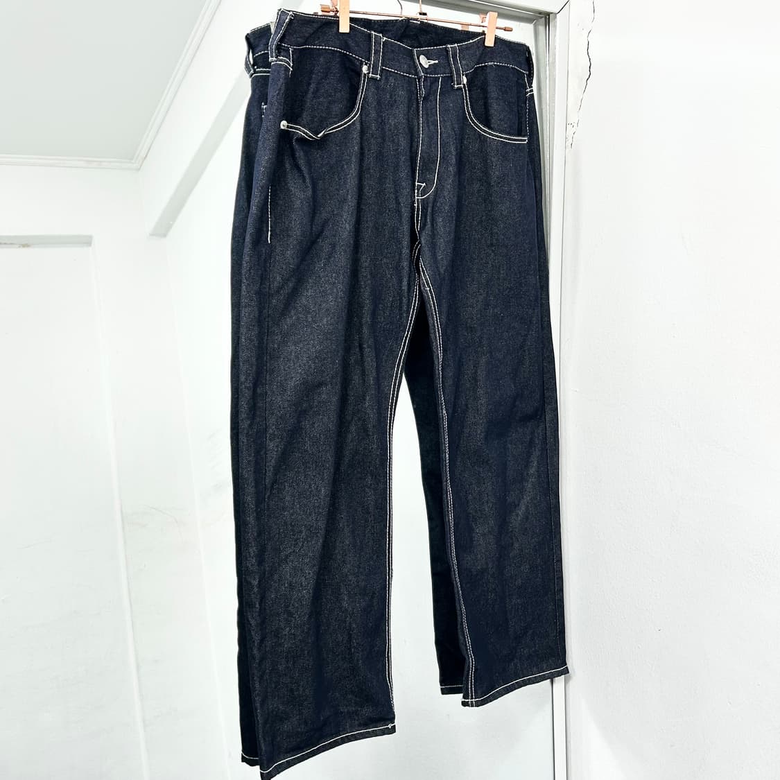 트루릴리전 세이프티 생지 데님 팬츠 상품이미지6