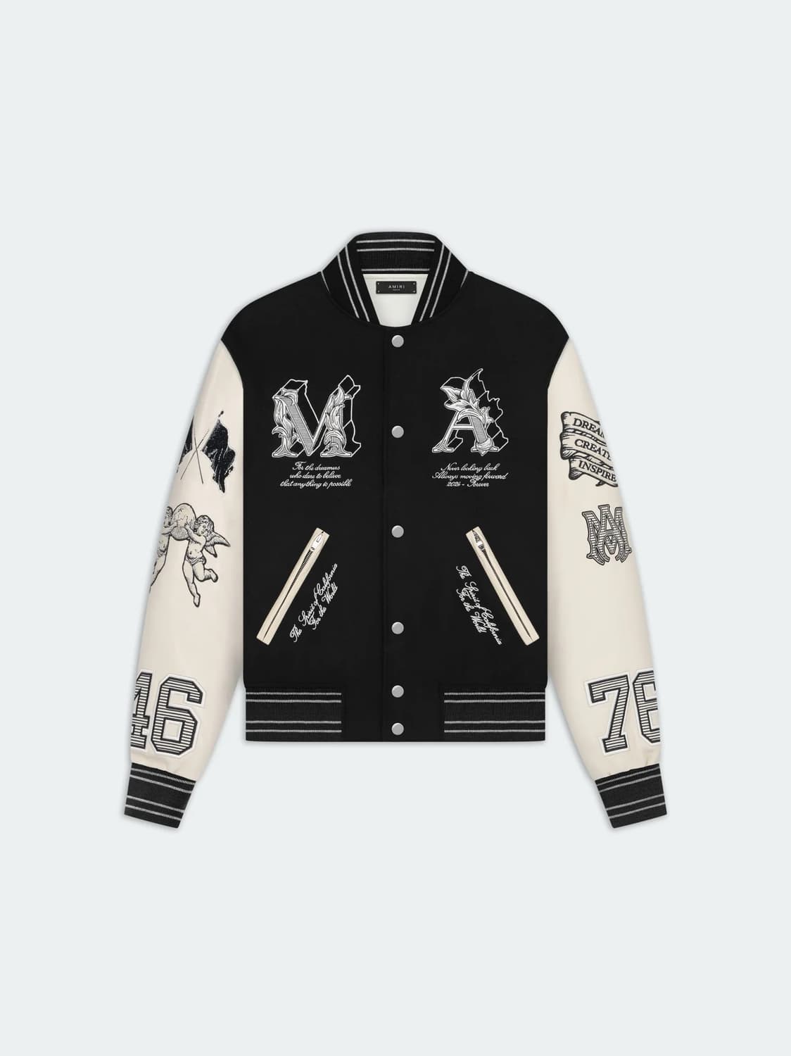 AMIRI Men's MA Angel Varsity Jacket 상품이미지1