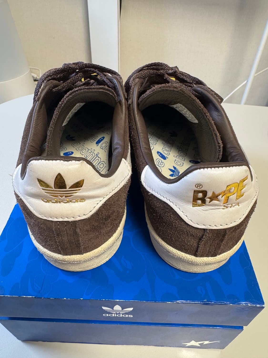 [260] 베이프x아디다스 30th 캠퍼스 브라운 상품이미지2