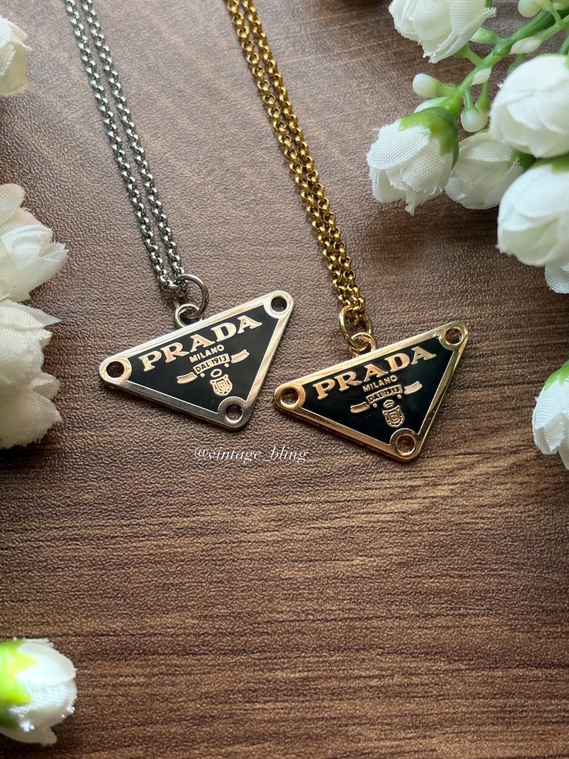 프라다 트라이앵글 삼각로고 목걸이 상품이미지2