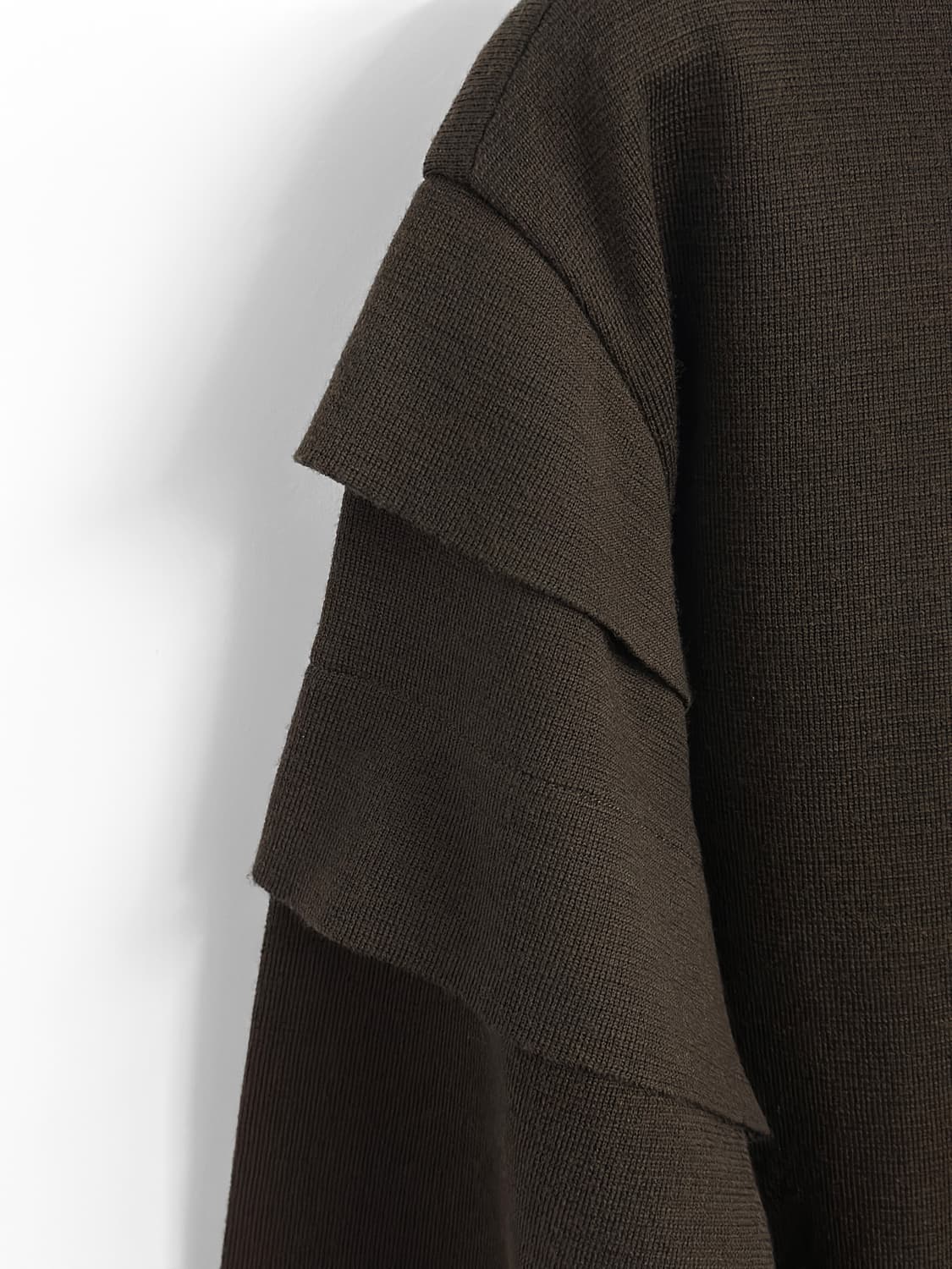 80s 이세이 미야케 울 티어드 숄더 모크넥 니트 상품이미지7