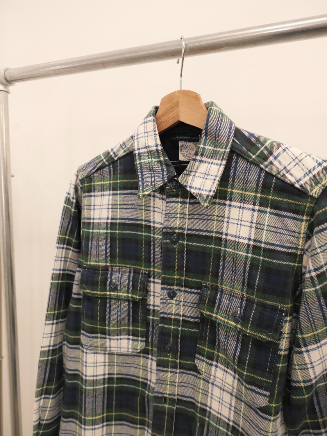 캡틴 선샤인 x 빔즈 플란넬 체크 셔츠 상품이미지2