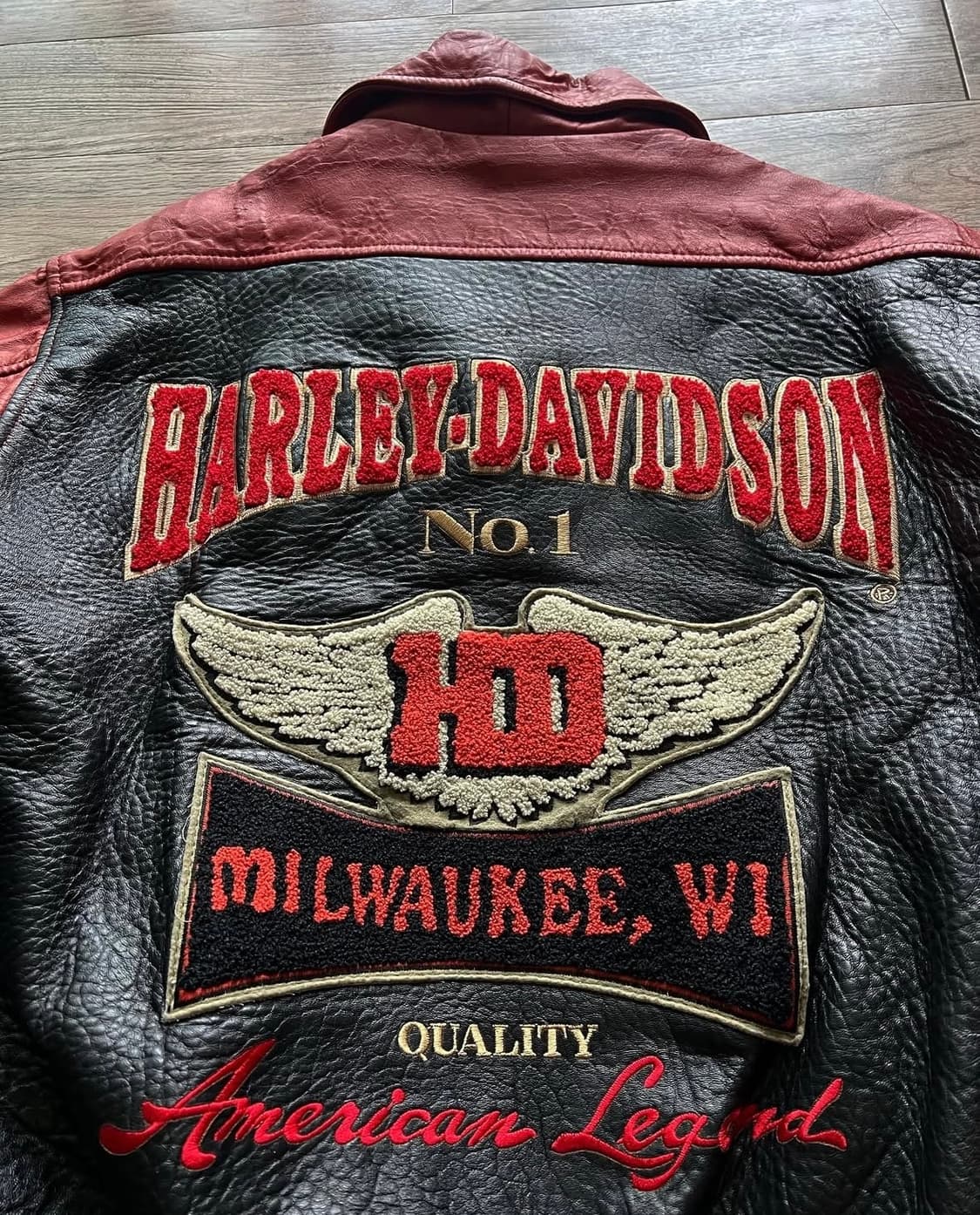 90s Harley Davidson Leather Jacket 상품이미지3