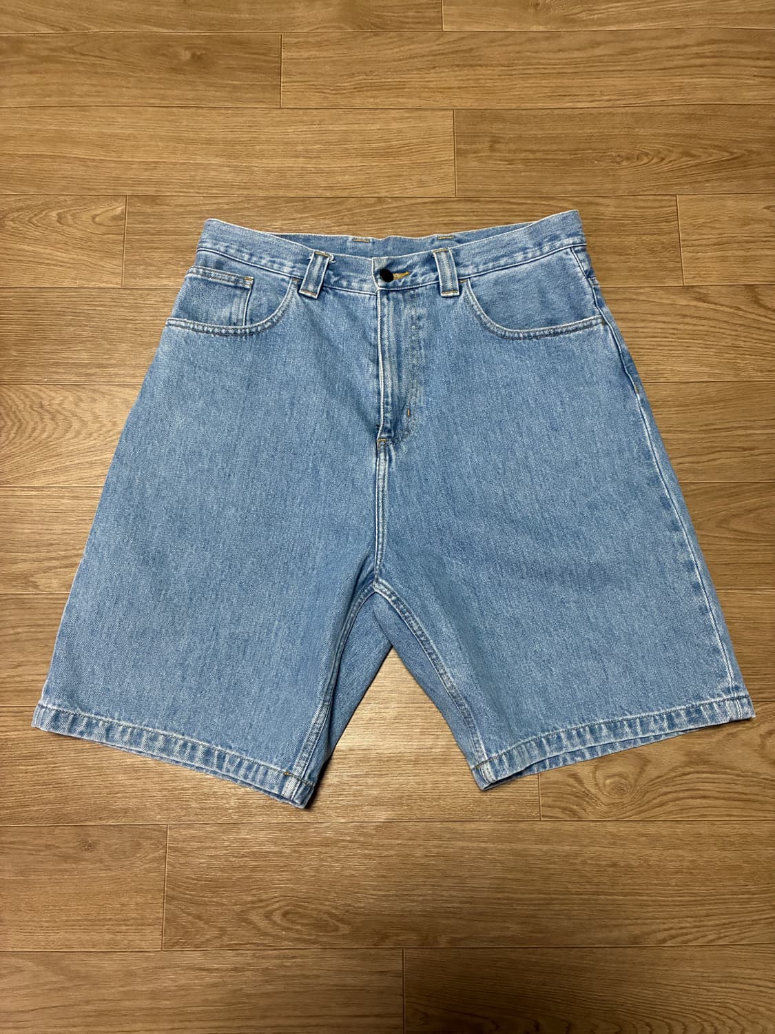 S/32) 칼하트 wip 브랜든 쇼츠 데님 반바지 상품이미지1