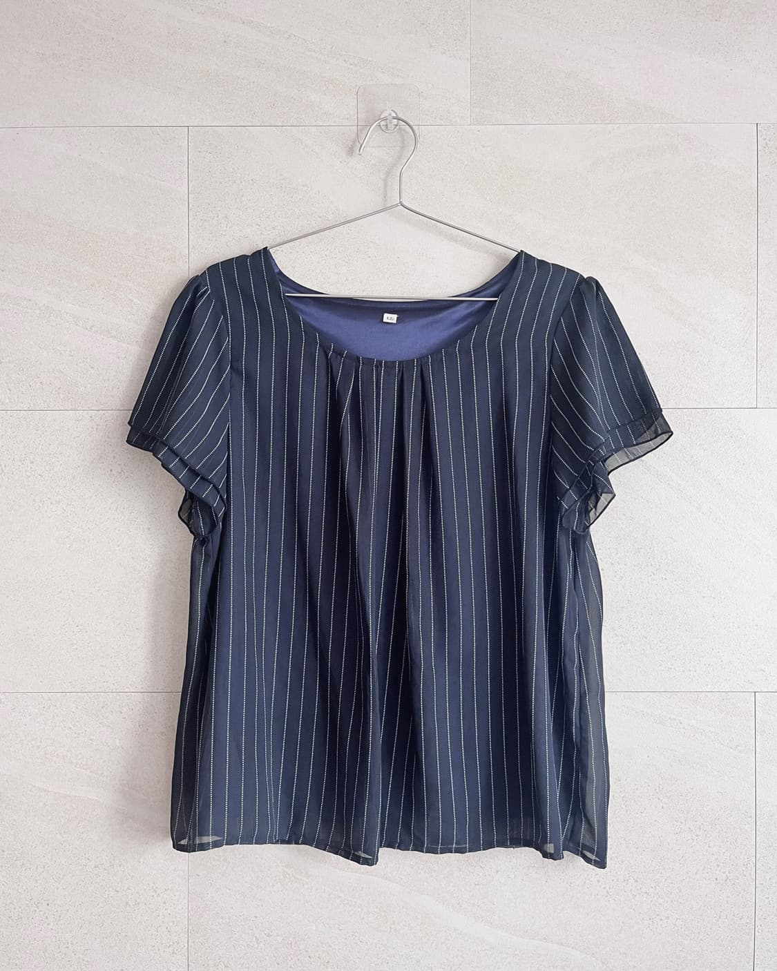 네이비 스트라이프 블라우스 상품이미지1