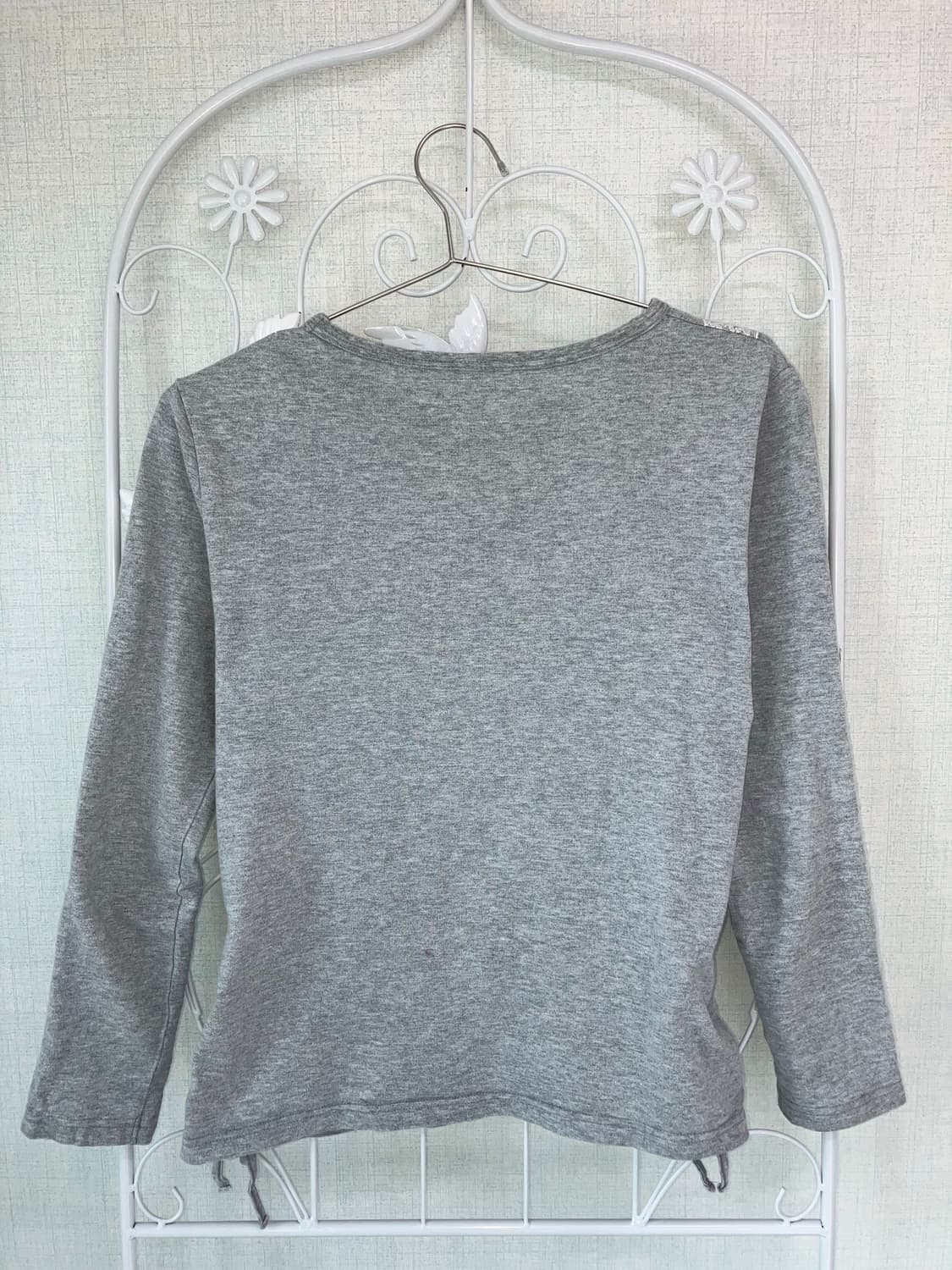 jpn vintage 그레이레터링 셔링 롱 슬리브 y2k 스트릿 갸루 펑 상품이미지2