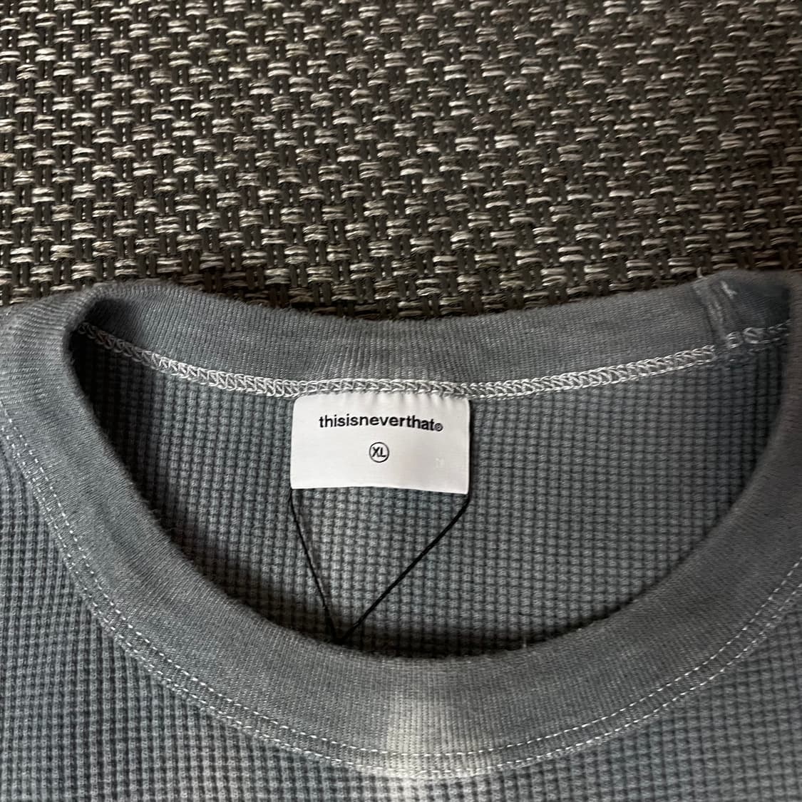 디스이즈네버댓 그런지 와플 니트 맨투맨 XL 상품이미지4