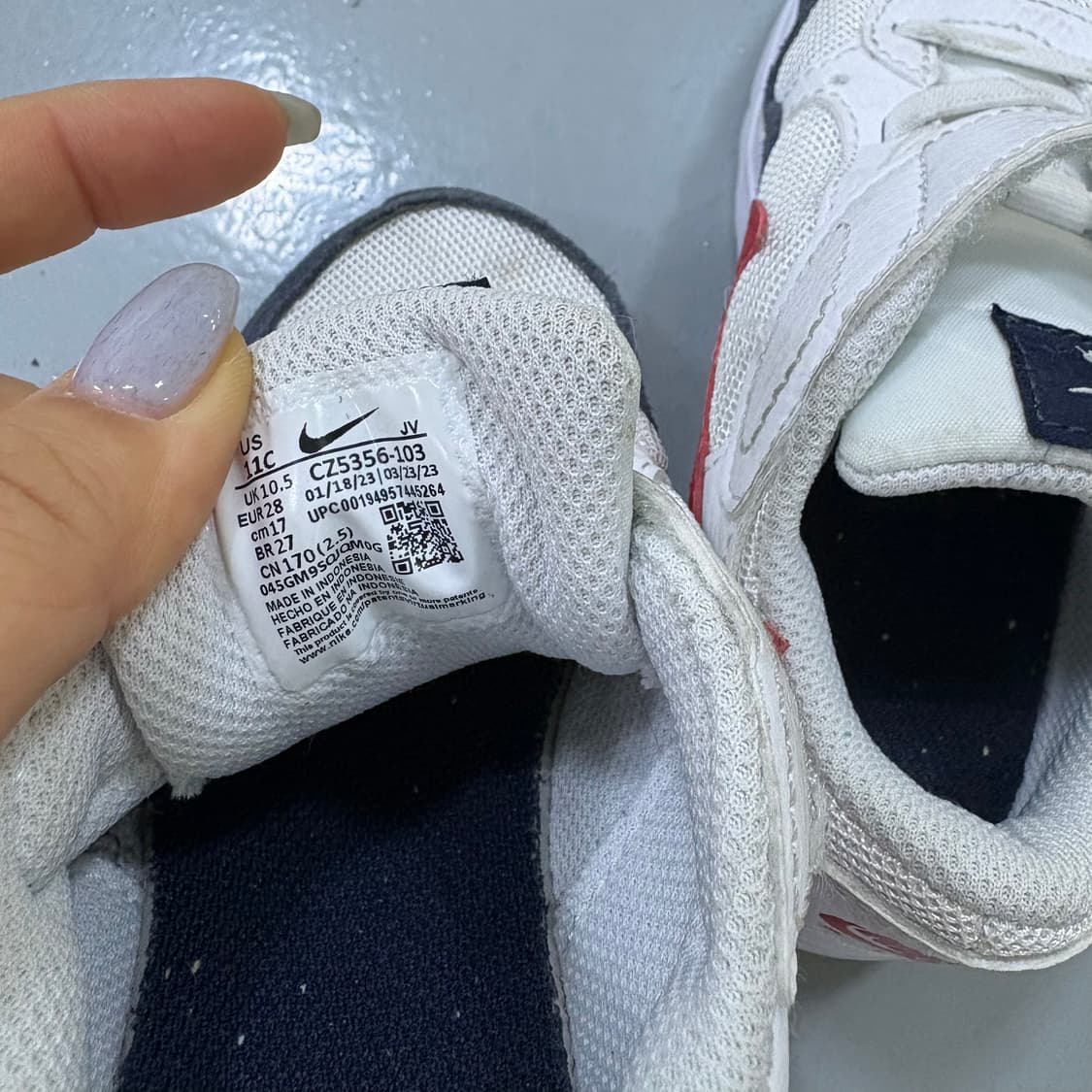 170 나이키 키즈 에어맥스 운동화 0311J 상품이미지7