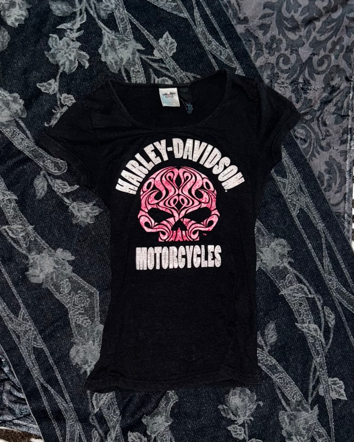 Harley Davidson punk cubic skull top 상품이미지4