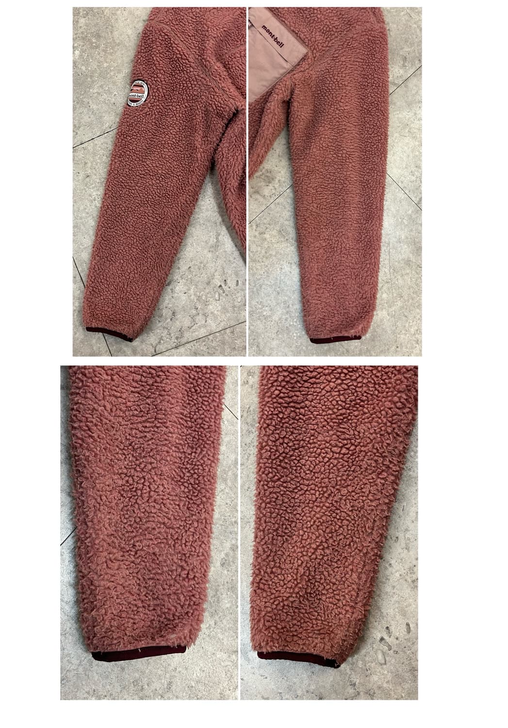 몽벨 플리스 자켓 핑크 100 #csz2989 상품이미지7