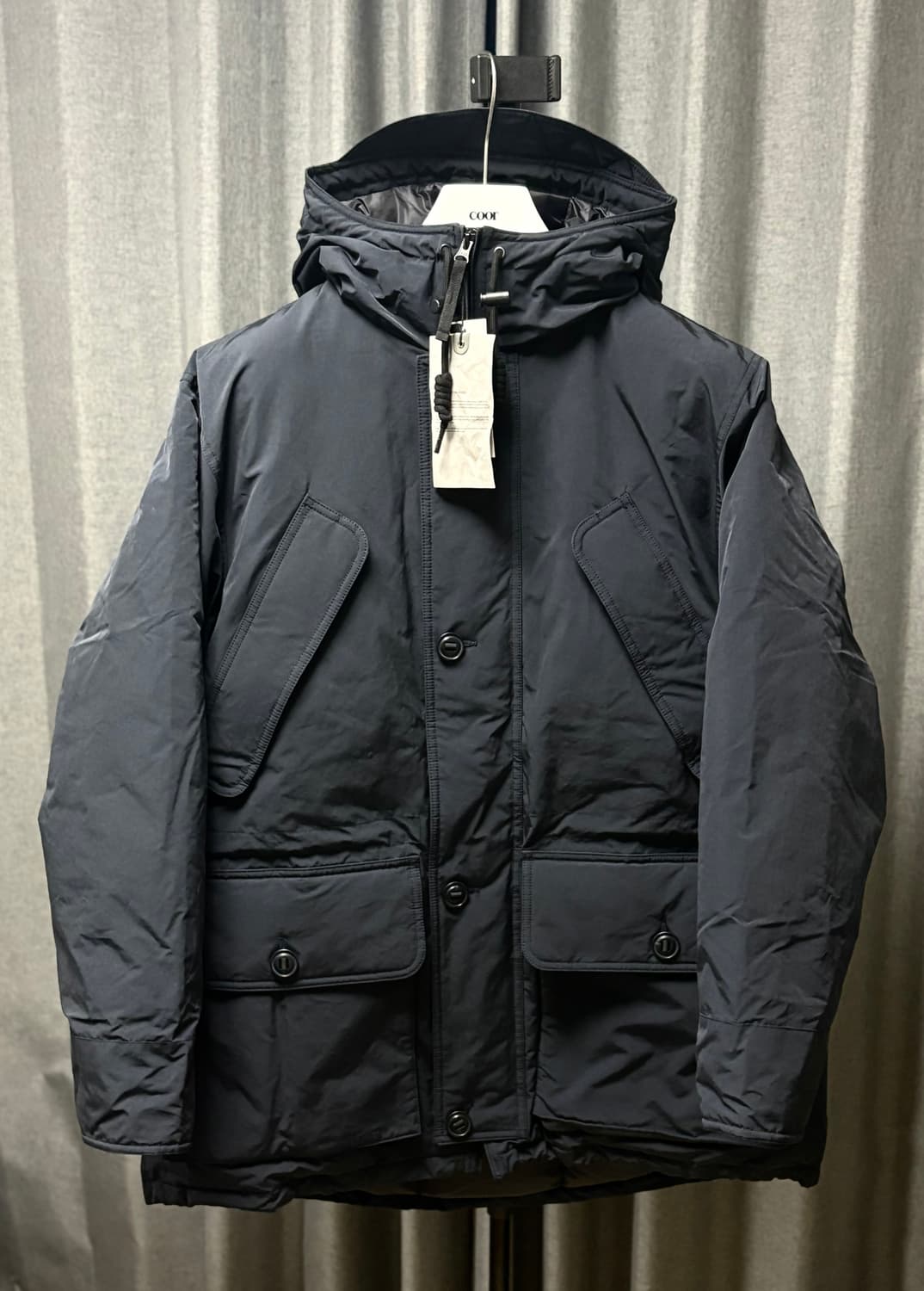 새상품 3사이즈) 25FW 아워셀브스x에스파이 폴라파카 다크네이비 상품이미지2