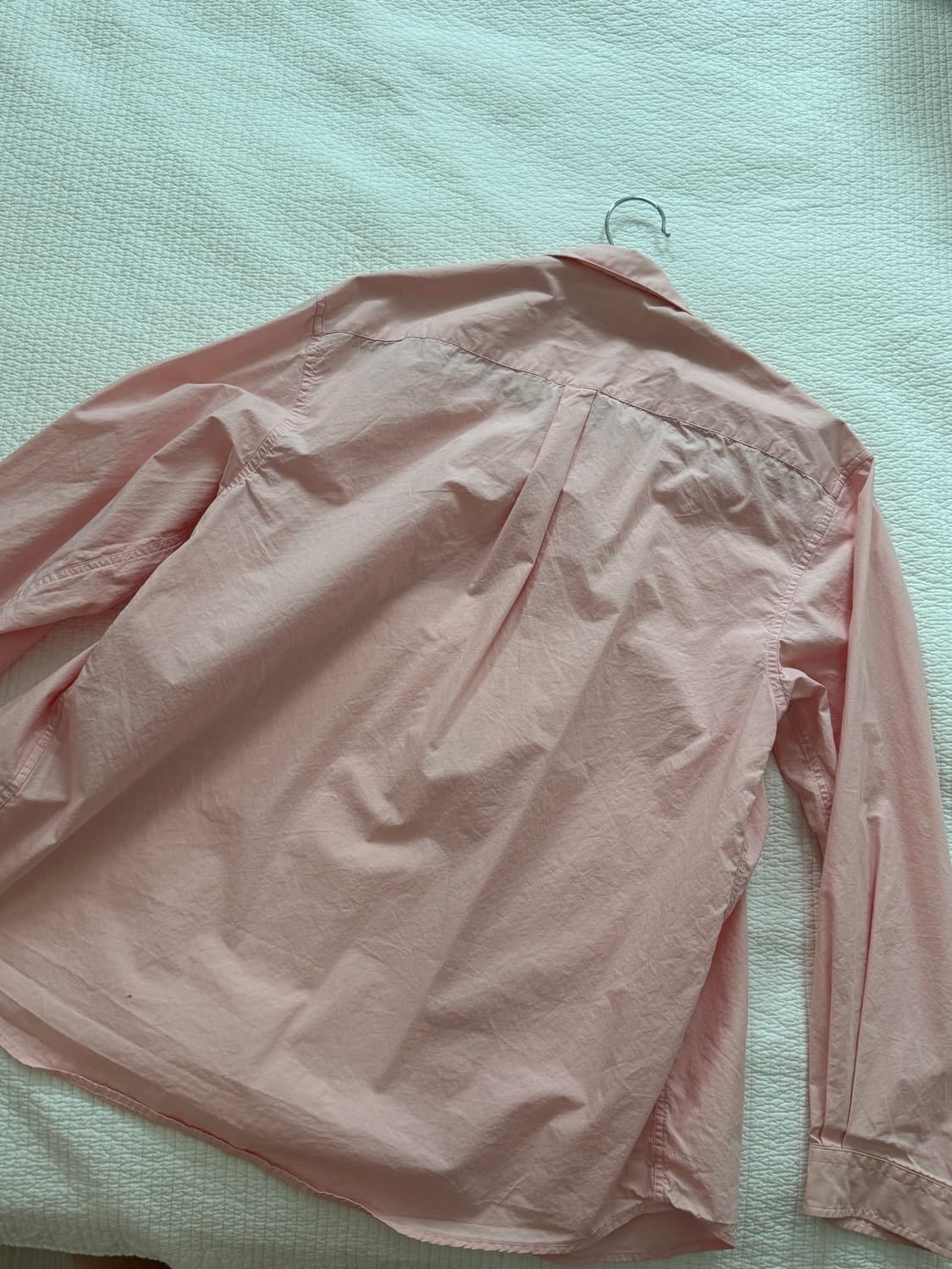 토마스모어 페이퍼셔츠 xs 스트로베리 크림 상품이미지3