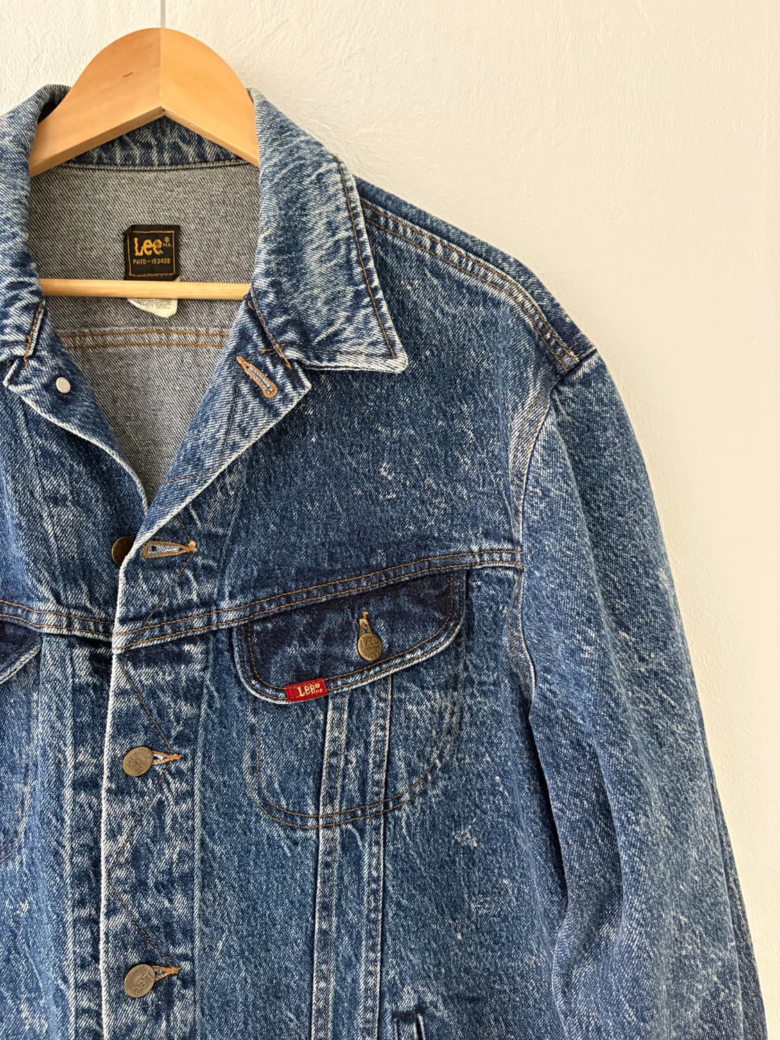 80's LEE denim trucker Jacket  상품이미지2
