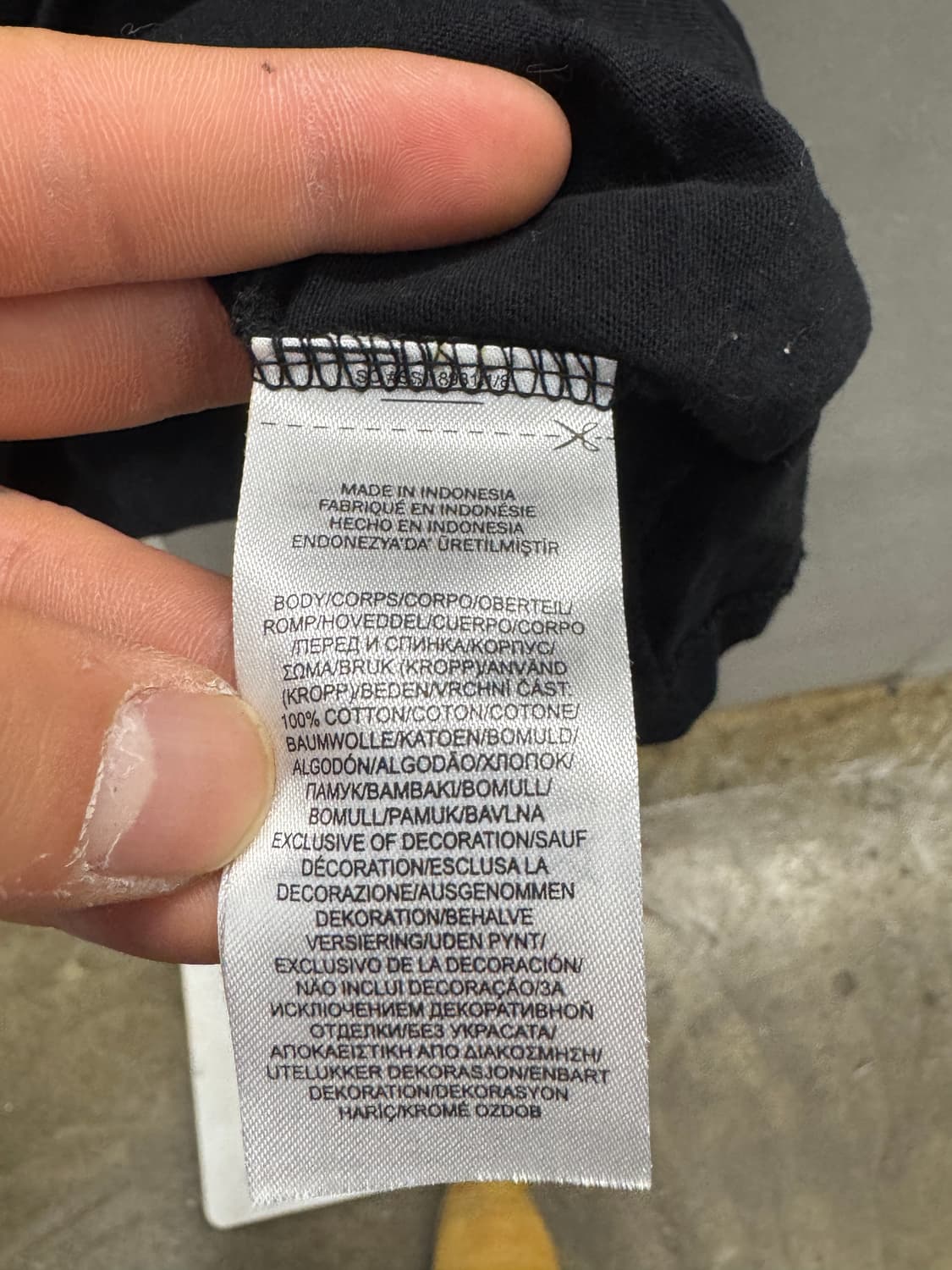 폴로 랄프로렌 블랙 반팔 티셔츠 S 상품이미지4