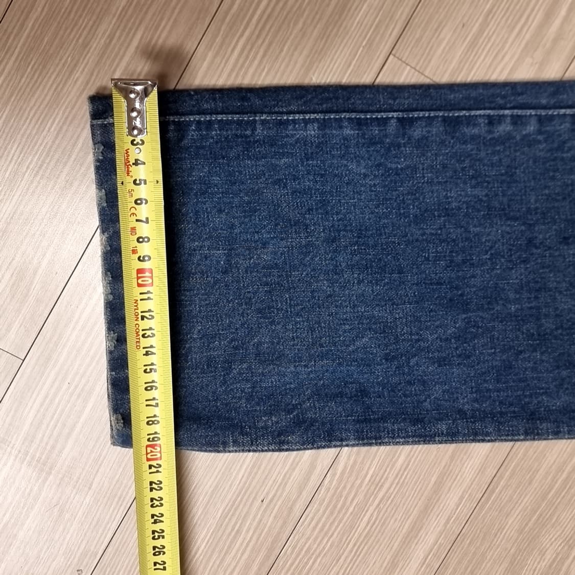 japan 빔즈 데님 워싱 미해군카고 바지(실측) 상품이미지3