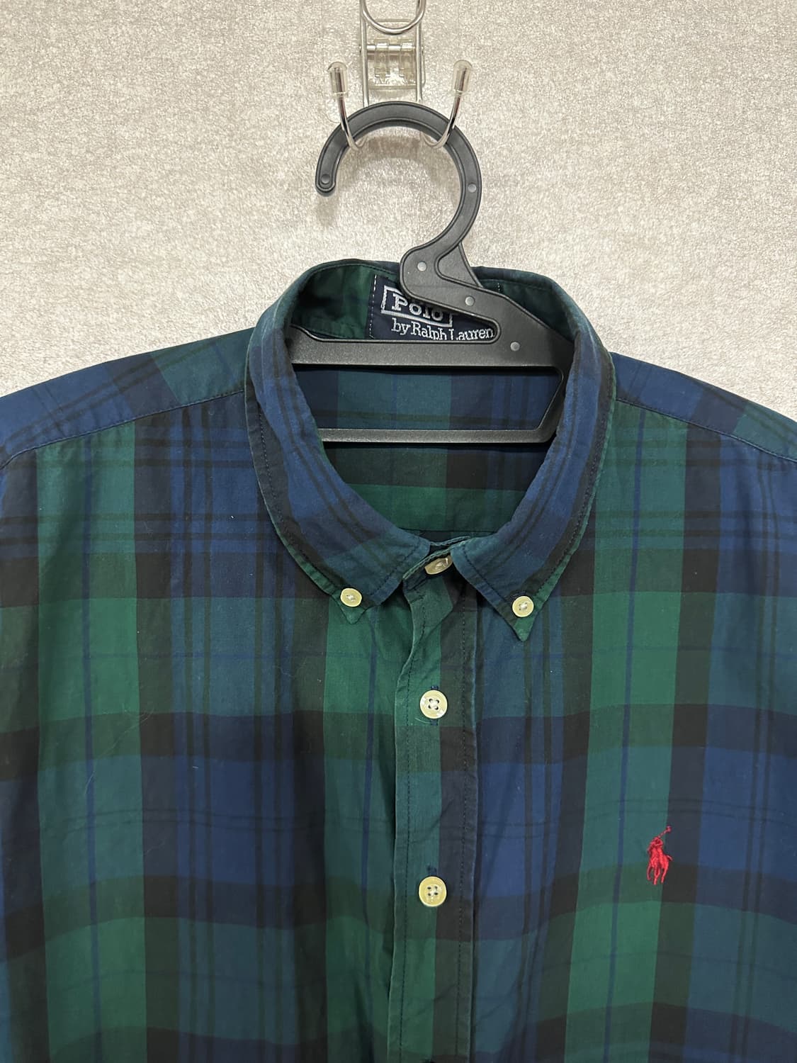 폴로랄프로렌 체크 반팔셔츠 상품이미지3