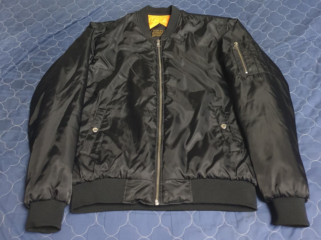 ACOVER MFG MA-1 항공점퍼 블랙 (L) 상품이미지1