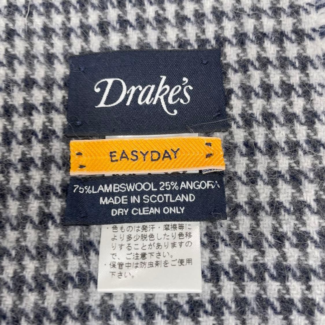 드레익스 이지데이 램스울 앙고라 체크 머플러 상품이미지6