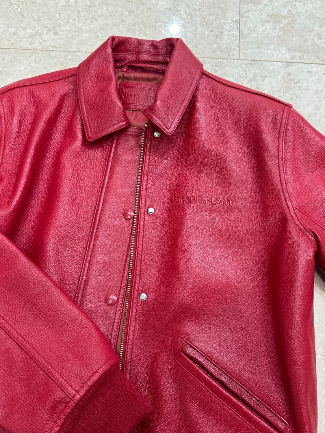 띵크플랜트 리얼 레더자켓 상품이미지2