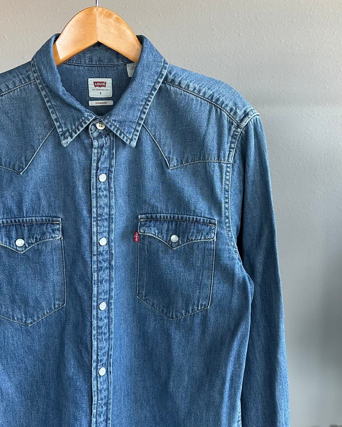 [S]리바이스 Levi's 웨스턴 데님 셔츠 상품이미지2