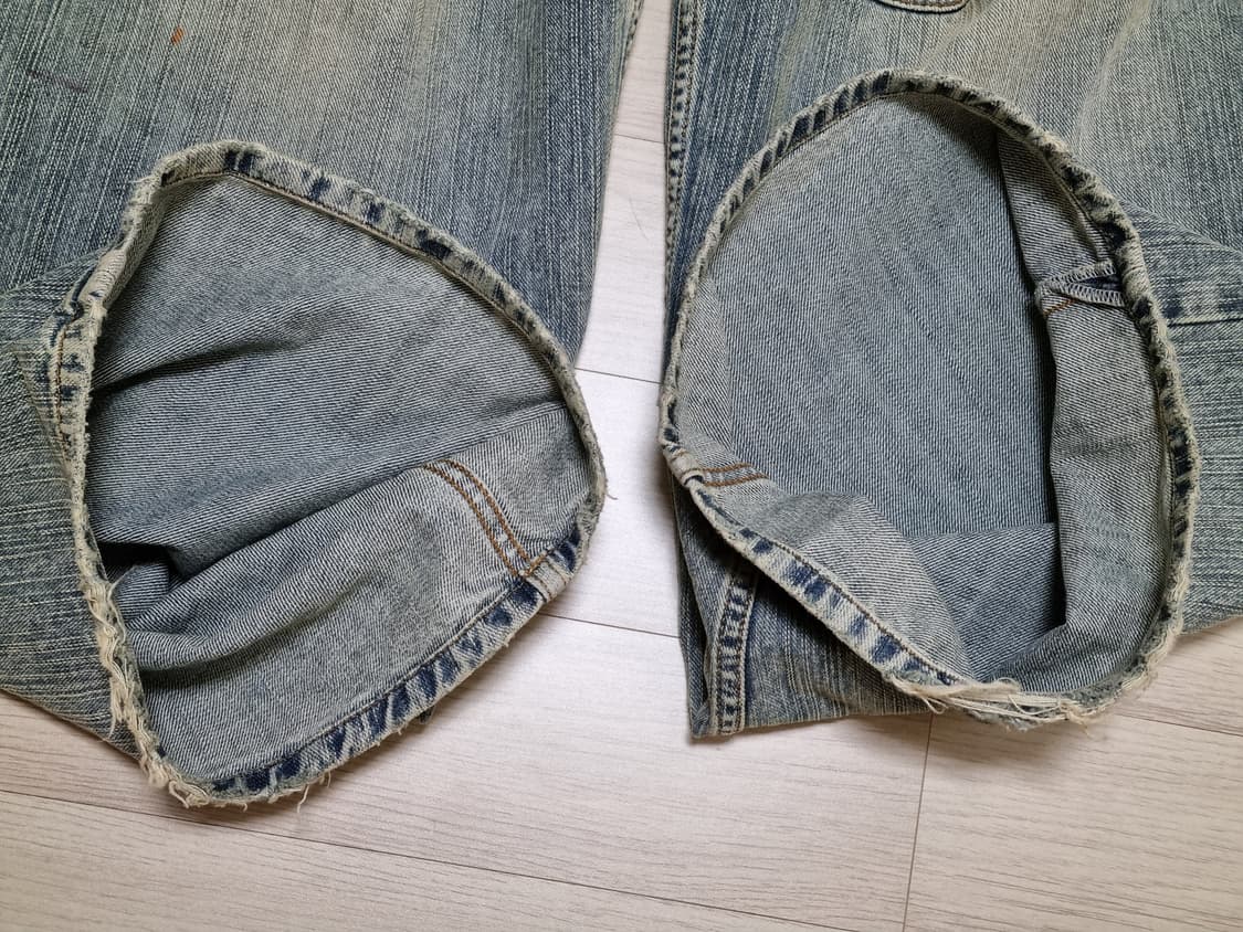 발렌시아가 조지생크 배기팬츠 연청 상품이미지5