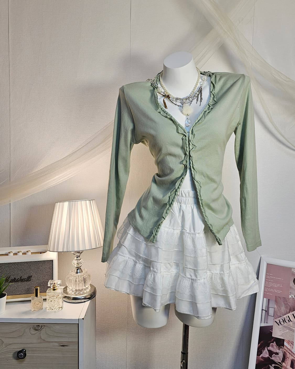 Green fairy look style set 상품이미지6