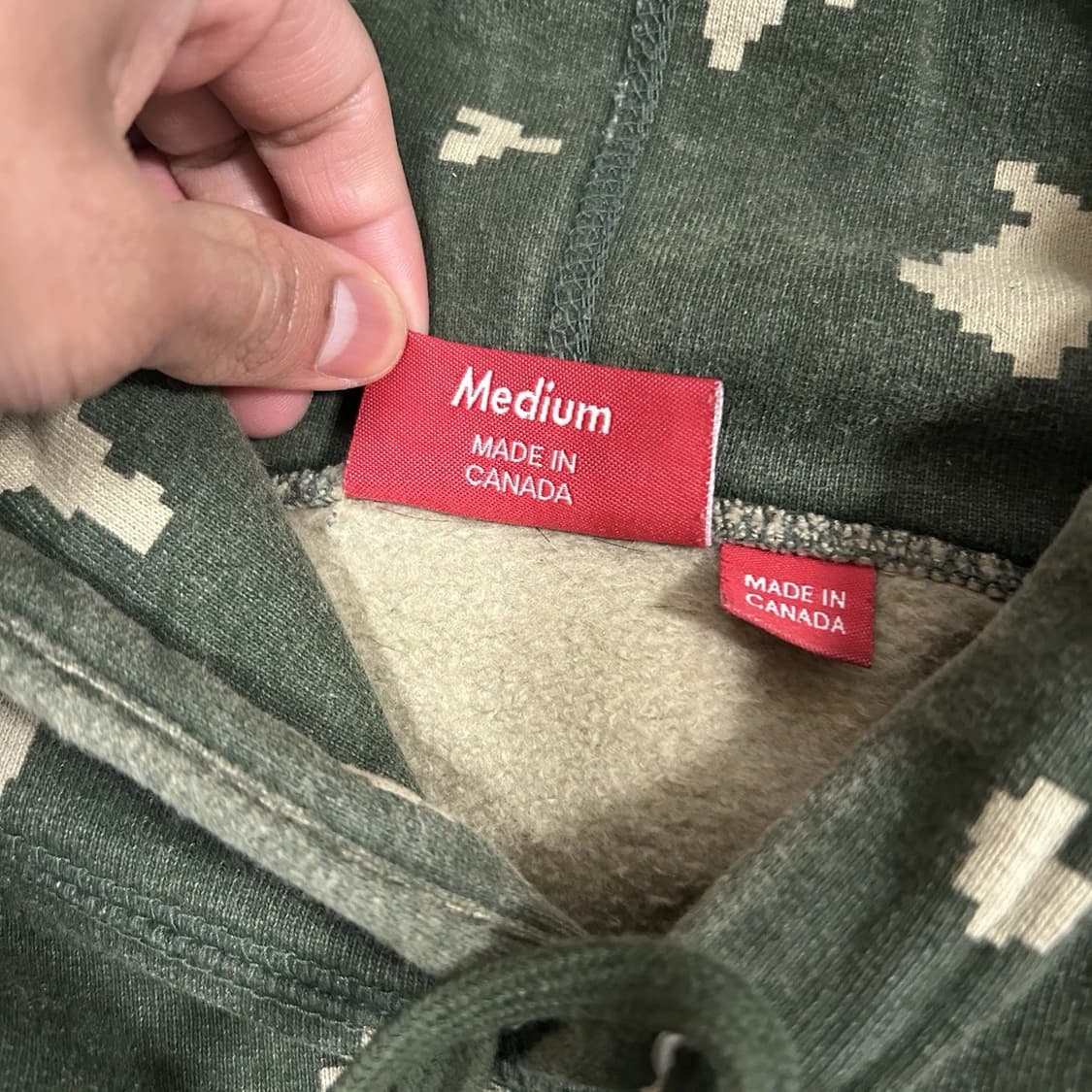 슈프림 박스 로고 후드 스웨트셔츠 올리브 러시안 카모 상품이미지4