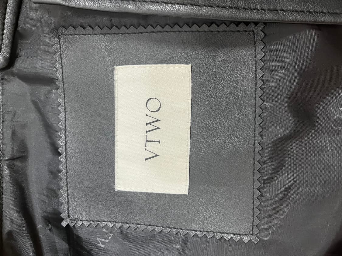 브이투 비건레더 자켓 상품이미지2