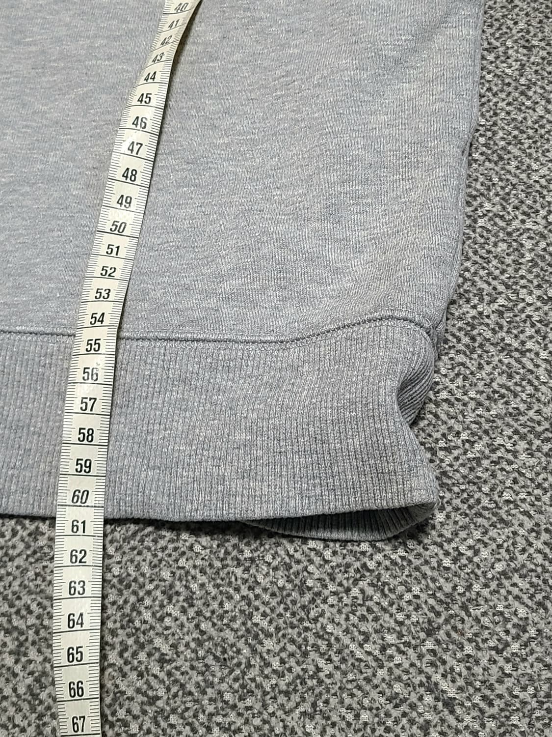 칼하트 Faculty 로고 맨투맨  안감 기모 회색 S 상품이미지5