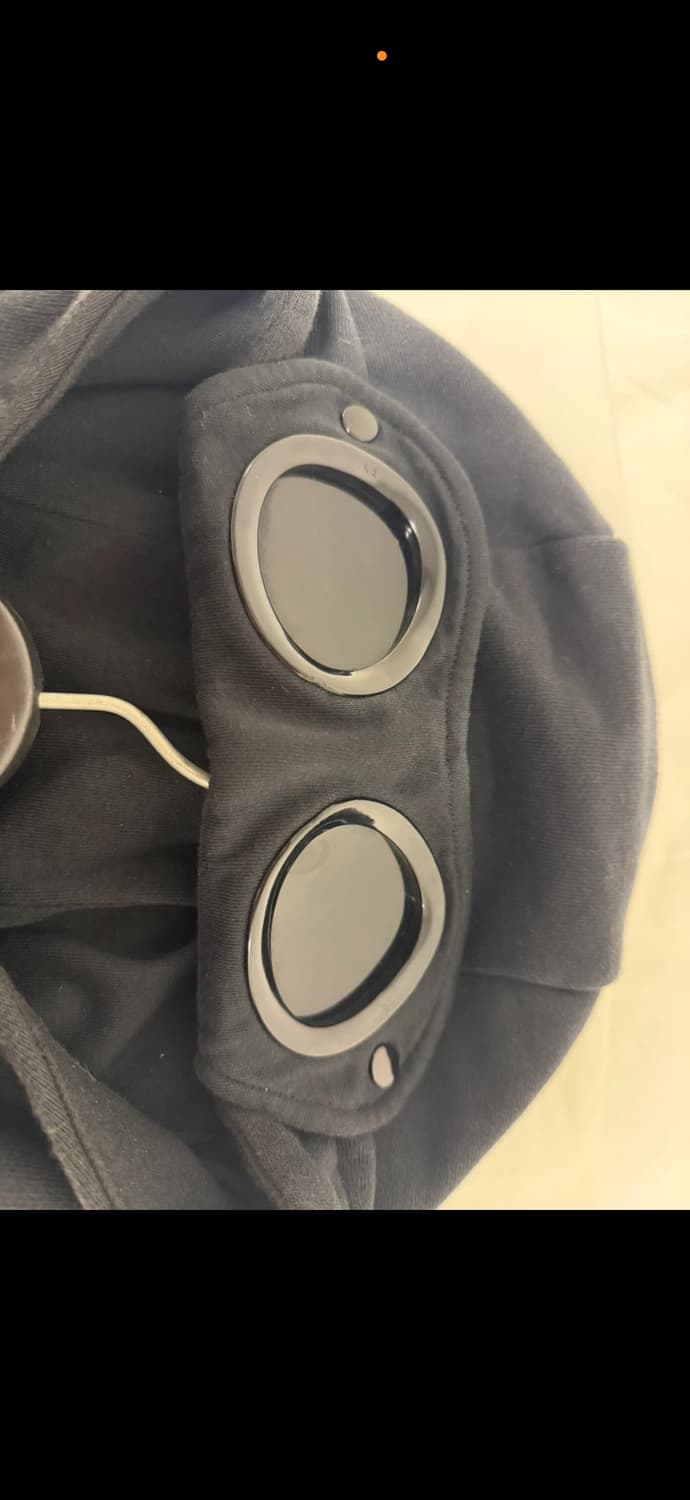 C.P. Company 고글 후드 하프집업 블랙 M 상품이미지2