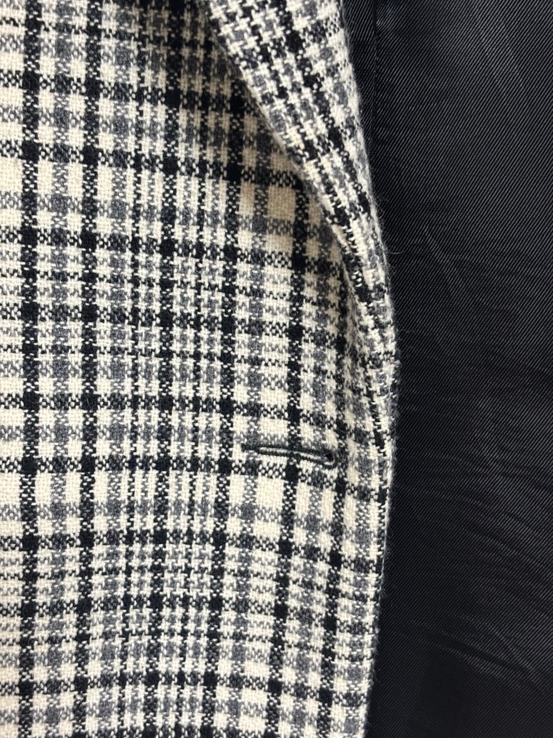 Sandro 체크 울 자켓 36사이즈 상품이미지5