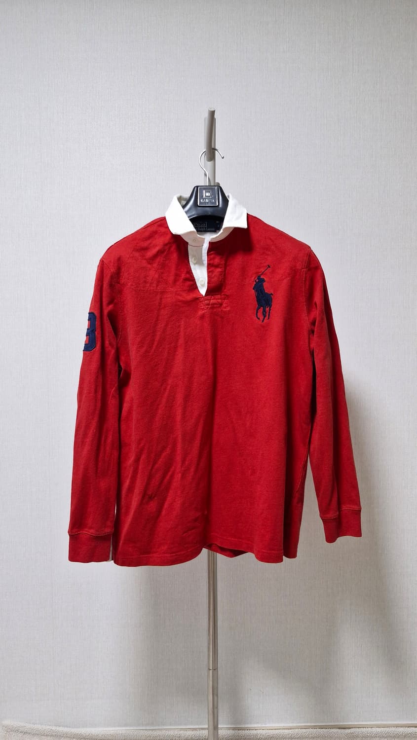 폴로 럭비티 레드 m 105 상품이미지1