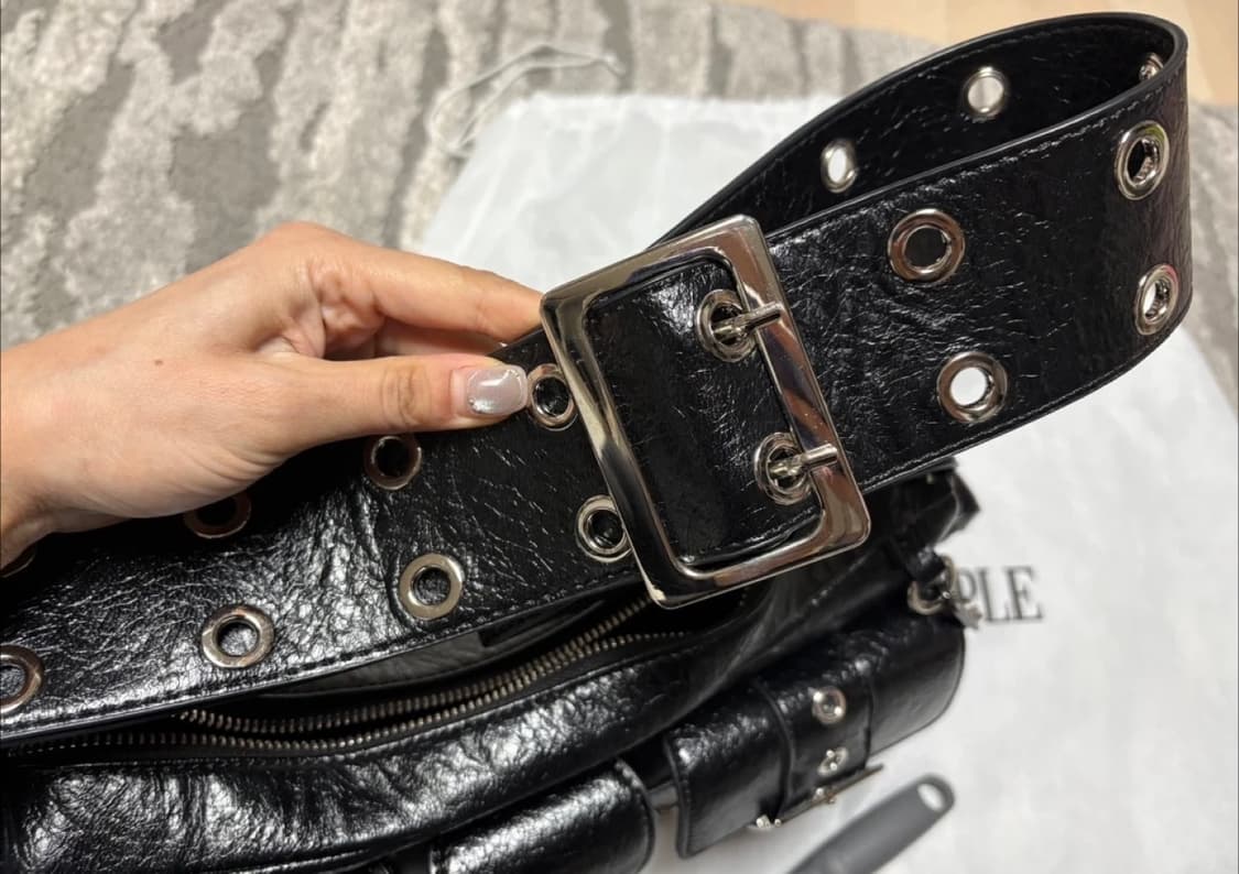 [BLACKPURPLE] Fortress Bag_Black 블랙퍼플 가방 상품이미지6