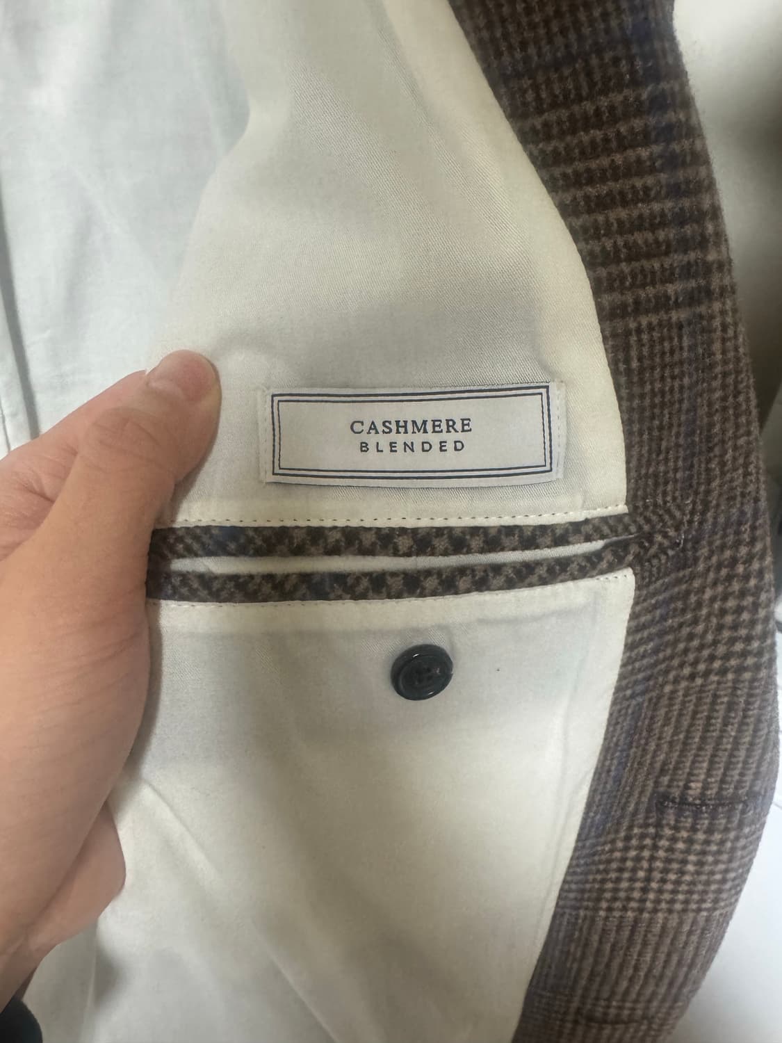 앤더슨벨 대디핏 체크 블레이저 L 상품이미지3