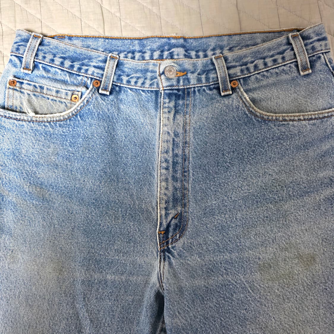 [36X30] 90-00 빈티지 리바이스 517 부츠컷 데님 4 트래쉬드 상품이미지4