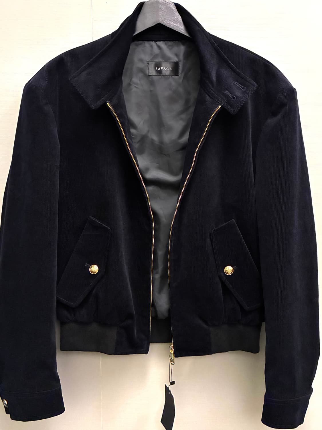 (M)25s Savage 세비지 코듀로이 투웨이 해링턴자켓 네이비 상품이미지8