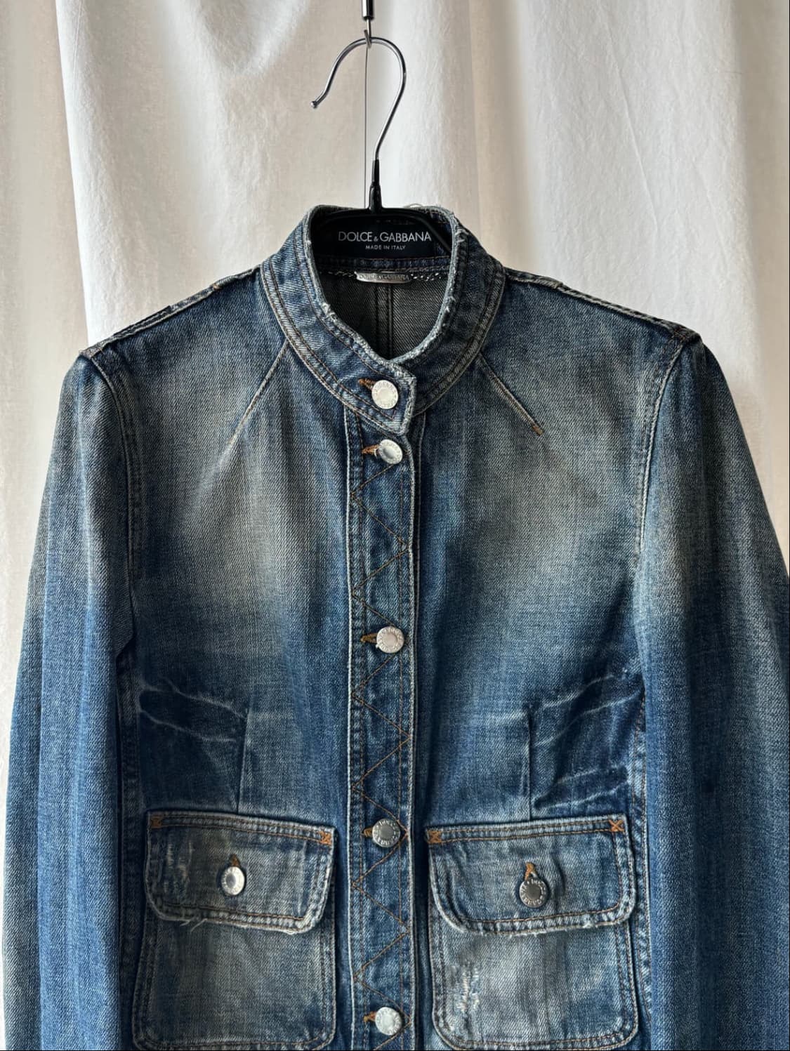 돌체앤가바나 데님 바이커 자켓  상품이미지6