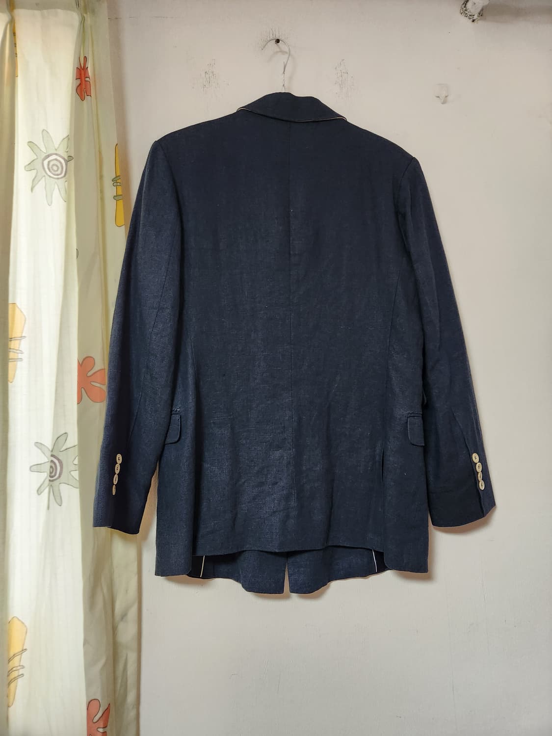 네이비 더블 버튼 블레이저 자켓 50(95) 상품이미지2