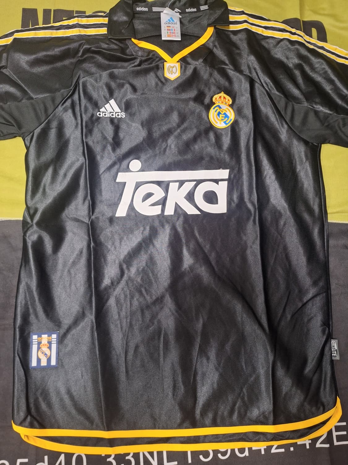 Teka 레알마드리드 어웨이 레트로 축구유니품 반팔 oem 상품이미지1