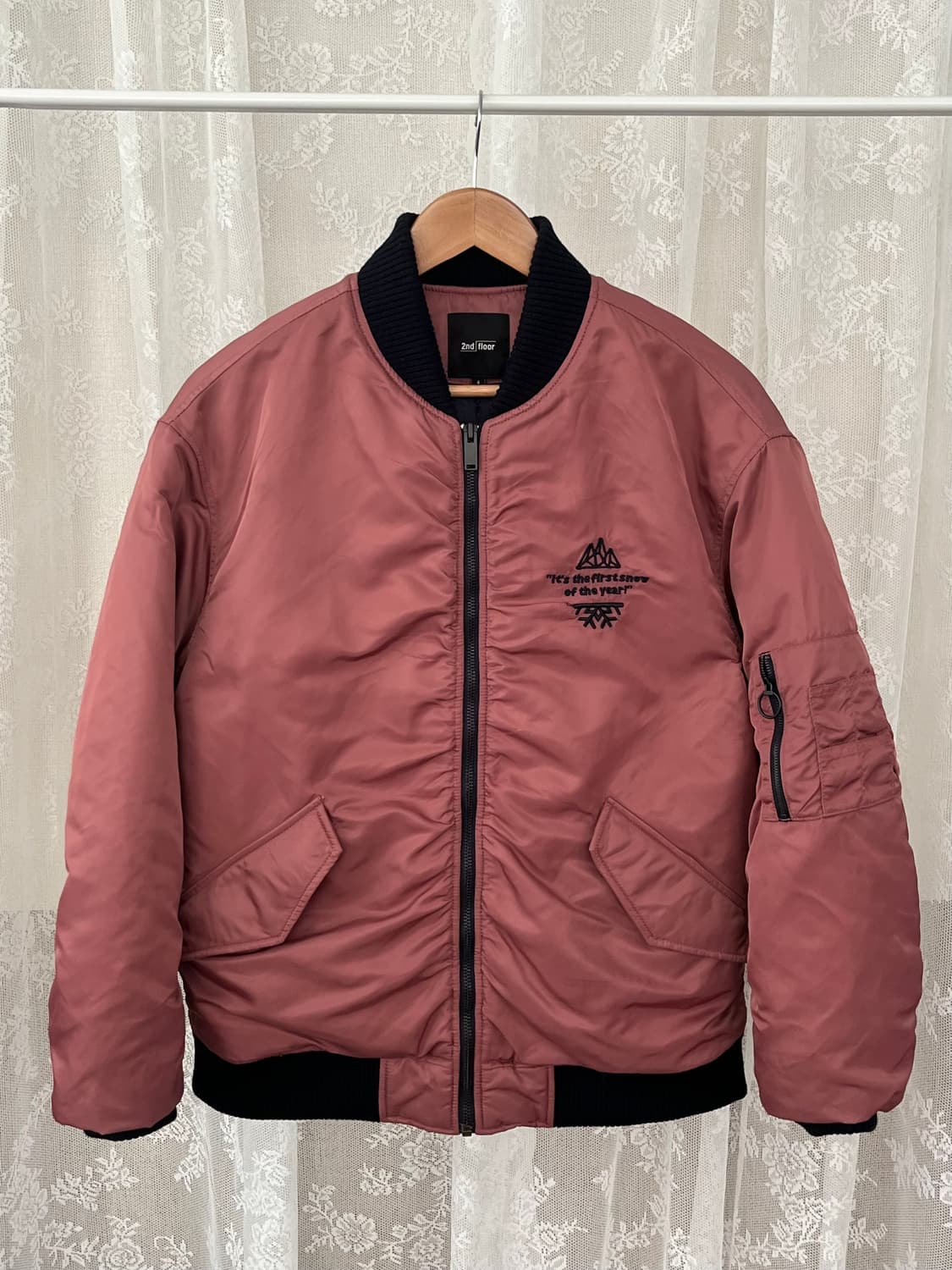 66) 한섬 세컨플로어 항공 점퍼 패딩 상품이미지1