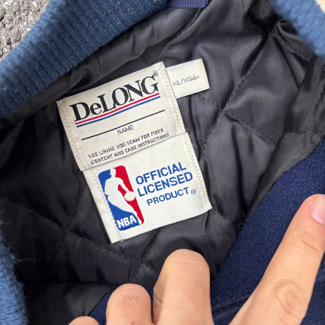 90년대 미국 드롱 인디애나 페이서스 스타디움 자켓 상품이미지3