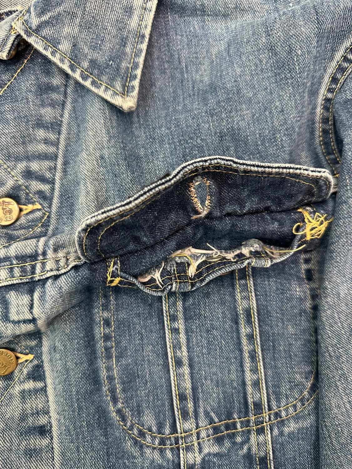 🇺🇸 60~70s USA 리 Lee 101-j 데님 자켓 (44) 상품이미지3