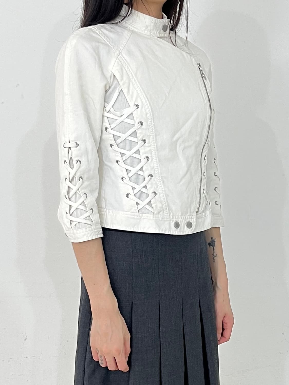 Armani exchange corset design zipup jk 상품이미지4