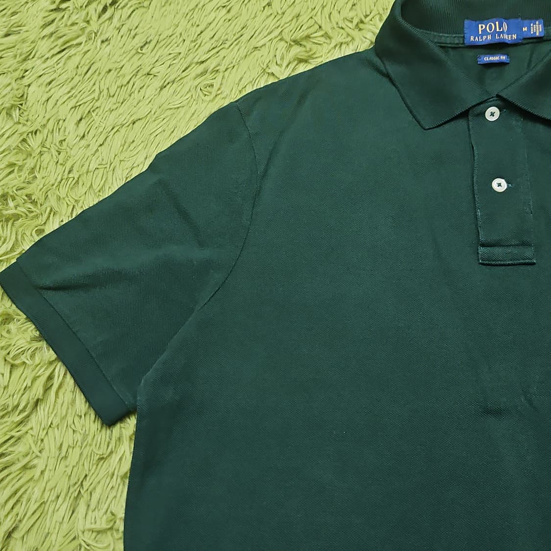 폴로 랄프로렌 클래식핏 반팔 카라티 M 상품이미지4