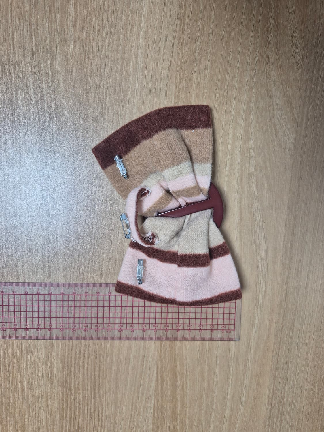 리즈리사 라떼갸루 스트라이프 리본브로치 상품이미지3