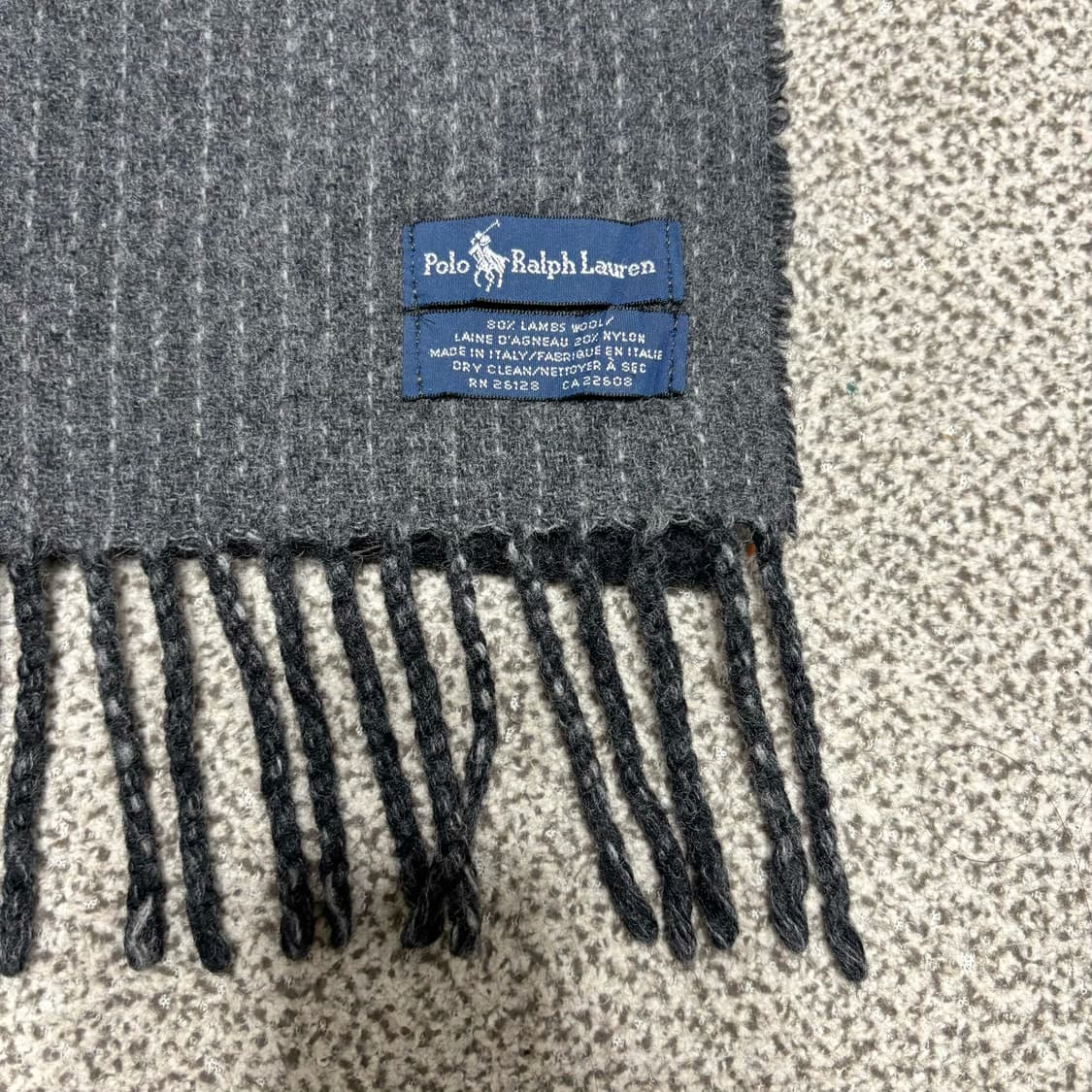 [택포,램스울80] 폴로 랄프로렌 이태리 투웨이 머플러 목도리 [A+] 상품이미지3