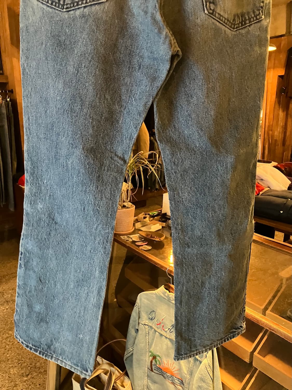 90s USA 빈티지 리바이스 517 부츠컷 데님 팬츠 상품이미지7